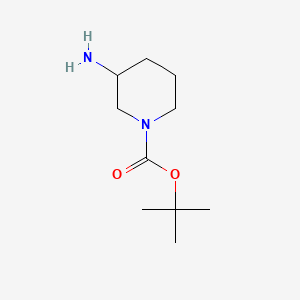 molecular formula C10H20N2O2 B2459953 1-Boc-3-aminopiperidine CAS No. 144243-24-3; 184637-48-7; 188111-79-7; 625471-18-3