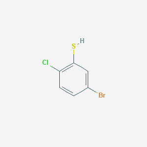 molecular formula C6H4BrClS B2459964 5-Bromo-2-chlorobenzenethiol CAS No. 740806-63-7