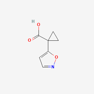 1-(1,2-Oxazol-5-yl)cyclopropane-1-carboxylic acid