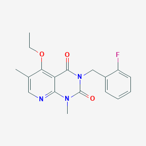 5-ethoxy-3-(2-fluorobenzyl)-1,6-dimethylpyrido[2,3-d]pyrimidine-2,4(1H,3H)-dione