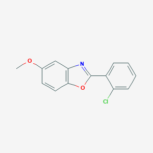 molecular formula C14H10ClNO2 B245999 2-(2-Chlorophenyl)-5-methoxy-1,3-benzoxazole 