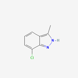 molecular formula C8H7ClN2 B2460021 7-Chloro-3-methyl-1H-indazole CAS No. 1378582-62-7