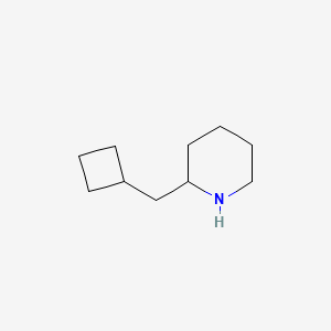 molecular formula C10H19N B2460023 2-(Cyclobutylmethyl)piperidine CAS No. 1692394-74-3