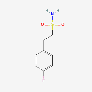 molecular formula C8H10FNO2S B2460026 2-(4-Fluorophenyl)ethane-1-sulfonamide CAS No. 405219-37-6