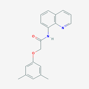 2-(3,5-dimethylphenoxy)-N-quinolin-8-ylacetamide