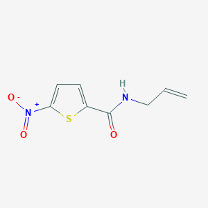 molecular formula C8H8N2O3S B2460078 2-nitro-N-prop-2-enylthiophene-5-carboxamide CAS No. 133628-36-1