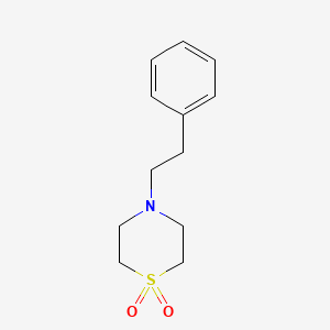 4-Phenethyl-1lambda~6~,4-thiazinane-1,1-dione