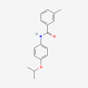 N-(4-isopropoxyphenyl)-3-methylbenzamide