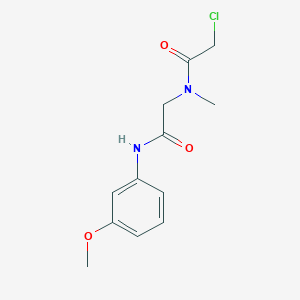 2-chloro-N-{2-[(3-methoxyphenyl)amino]-2-oxoethyl}-N-methylacetamide