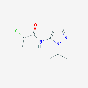 2-Chloro-N-(2-isopropyl-2H-pyrazol-3-yl)-propionamide