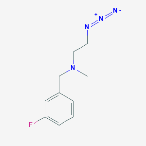 molecular formula C10H13FN4 B2460168 (2-Azidoethyl)[(3-fluorophenyl)methyl]methylamine CAS No. 1251380-65-0