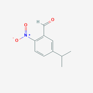 molecular formula C10H11NO3 B2460185 5-Isopropyl-2-nitrobenzaldehyde CAS No. 1289211-63-7