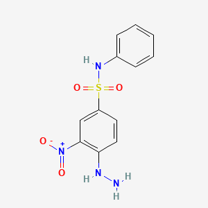 4-Hydrazino-3-nitro-N-phenyl-benzenesulfonamide