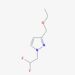 1-(2,2-difluoroethyl)-3-(ethoxymethyl)-1H-pyrazole