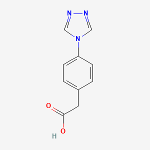 2-[4-(4H-1,2,4-triazol-4-yl)phenyl]acetic acid