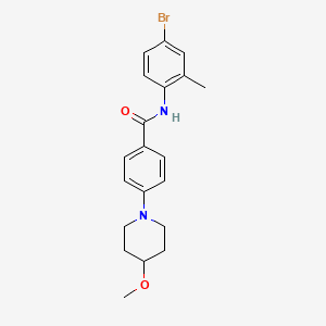N-(4-bromo-2-methylphenyl)-4-(4-methoxypiperidin-1-yl)benzamide