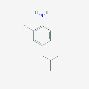 2-Fluoro-4-(2-methylpropyl)aniline