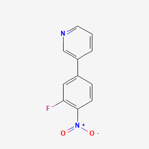 3-(3-Fluoro-4-nitrophenyl)pyridine