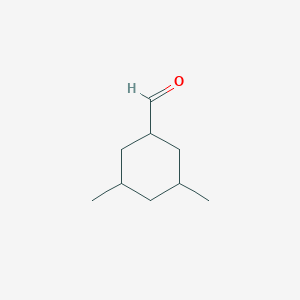 molecular formula C9H16O B2460291 3,5-Dimethylcyclohexanecarbaldehyde CAS No. 855427-94-0
