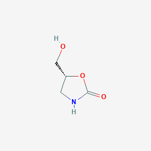 molecular formula C4H7NO3 B2460332 (5S)-5-(hydroxymethyl)-1,3-oxazolidin-2-one CAS No. 97859-51-3