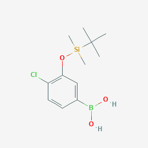 3-t-Butyldimethylsilyloxy-4-chlorophenylboronic acid