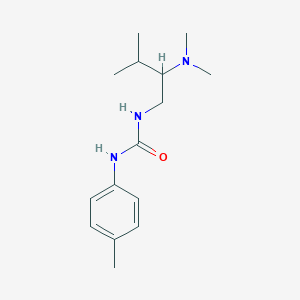 molecular formula C15H25N3O B2460356 1-(2-(Dimethylamino)-3-methylbutyl)-3-(p-tolyl)urea CAS No. 941902-84-7