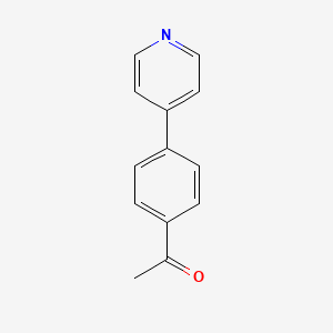 molecular formula C13H11NO B2460363 1-[4-(吡啶-4-基)苯基]乙酮 CAS No. 70581-00-9