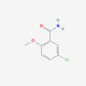 molecular formula C8H8ClNO2 B2460377 5-氯-2-甲氧基苯甲酰胺 CAS No. 23068-80-6