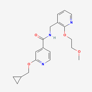 2-(cyclopropylmethoxy)-N-((2-(2-methoxyethoxy)pyridin-3-yl)methyl)isonicotinamide