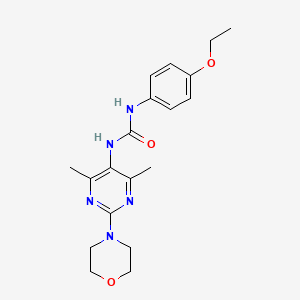 1-(4,6-Dimethyl-2-morpholinopyrimidin-5-yl)-3-(4-ethoxyphenyl)urea