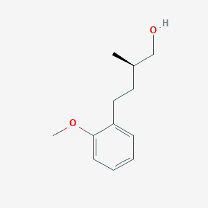 (2R)-4-(2-Methoxyphenyl)-2-methylbutan-1-ol