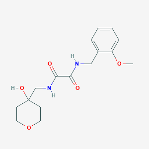 N1-((4-hydroxytetrahydro-2H-pyran-4-yl)methyl)-N2-(2-methoxybenzyl)oxalamide