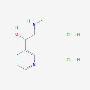 2-(Methylamino)-1-(pyridin-3-yl)ethan-1-ol dihydrochloride