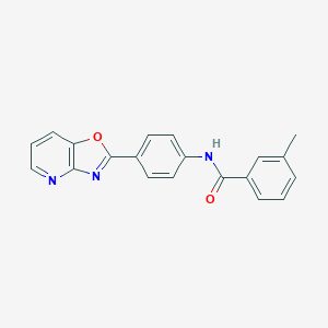 3-methyl-N-(4-[1,3]oxazolo[4,5-b]pyridin-2-ylphenyl)benzamide