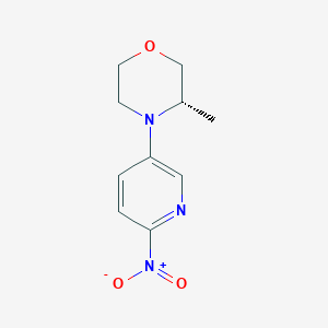 (3S)-3-methyl-4-(6-nitro-3-pyridyl)morpholine