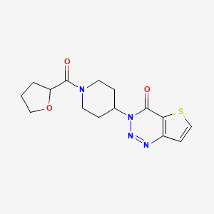 3-(1-(tetrahydrofuran-2-carbonyl)piperidin-4-yl)thieno[3,2-d][1,2,3]triazin-4(3H)-one