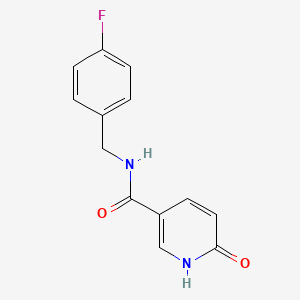 N-[(4-fluorophenyl)methyl]-6-hydroxypyridine-3-carboxamide