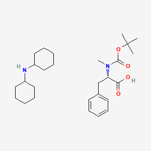 molecular formula C27H44N2O4 B2460540 Boc-N-Me-Phe DCHA CAS No. 40163-88-0