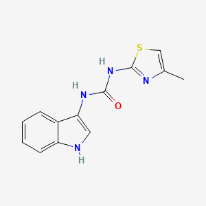 1-(1H-indol-3-yl)-3-(4-methylthiazol-2-yl)urea