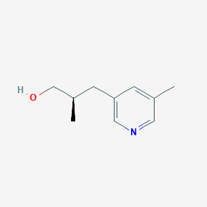 (2R)-2-Methyl-3-(5-methylpyridin-3-yl)propan-1-ol