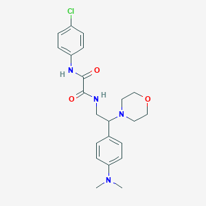 N1-(4-chlorophenyl)-N2-(2-(4-(dimethylamino)phenyl)-2-morpholinoethyl)oxalamide