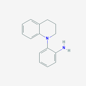 molecular formula C15H16N2 B2460591 2-[3,4-Dihydro-1(2H)-quinolinyl]aniline CAS No. 112631-31-9