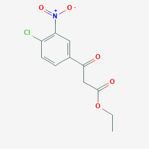 Ethyl 3-(4-chloro-3-nitrophenyl)-3-oxopropanoate