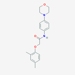 2-(2,4-dimethylphenoxy)-N-[4-(4-morpholinyl)phenyl]acetamide
