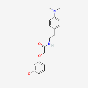 molecular formula C19H24N2O3 B2460648 N-(4-(dimethylamino)phenethyl)-2-(3-methoxyphenoxy)acetamide CAS No. 953167-99-2