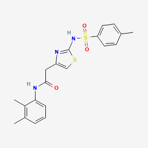 N-(2,3-dimethylphenyl)-2-(2-(4-methylphenylsulfonamido)thiazol-4-yl)acetamide