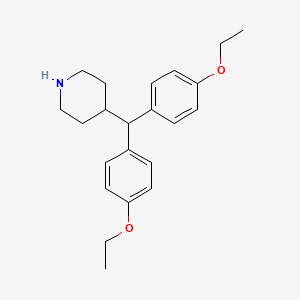 4-[Bis(4-ethoxyphenyl)methyl]piperidine