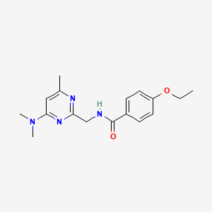 N-((4-(dimethylamino)-6-methylpyrimidin-2-yl)methyl)-4-ethoxybenzamide