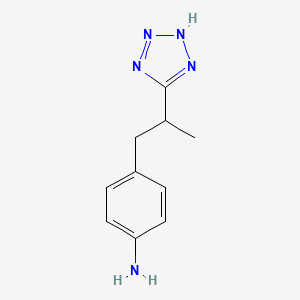 4-[2-(2H-Tetrazol-5-yl)propyl]aniline