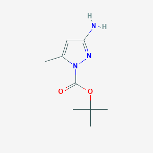 tert-Butyl 3-amino-5-methyl-1H-pyrazole-1-carboxylate